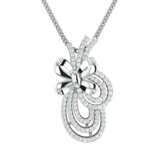 Julie Round Diamond Office Wear Pendant